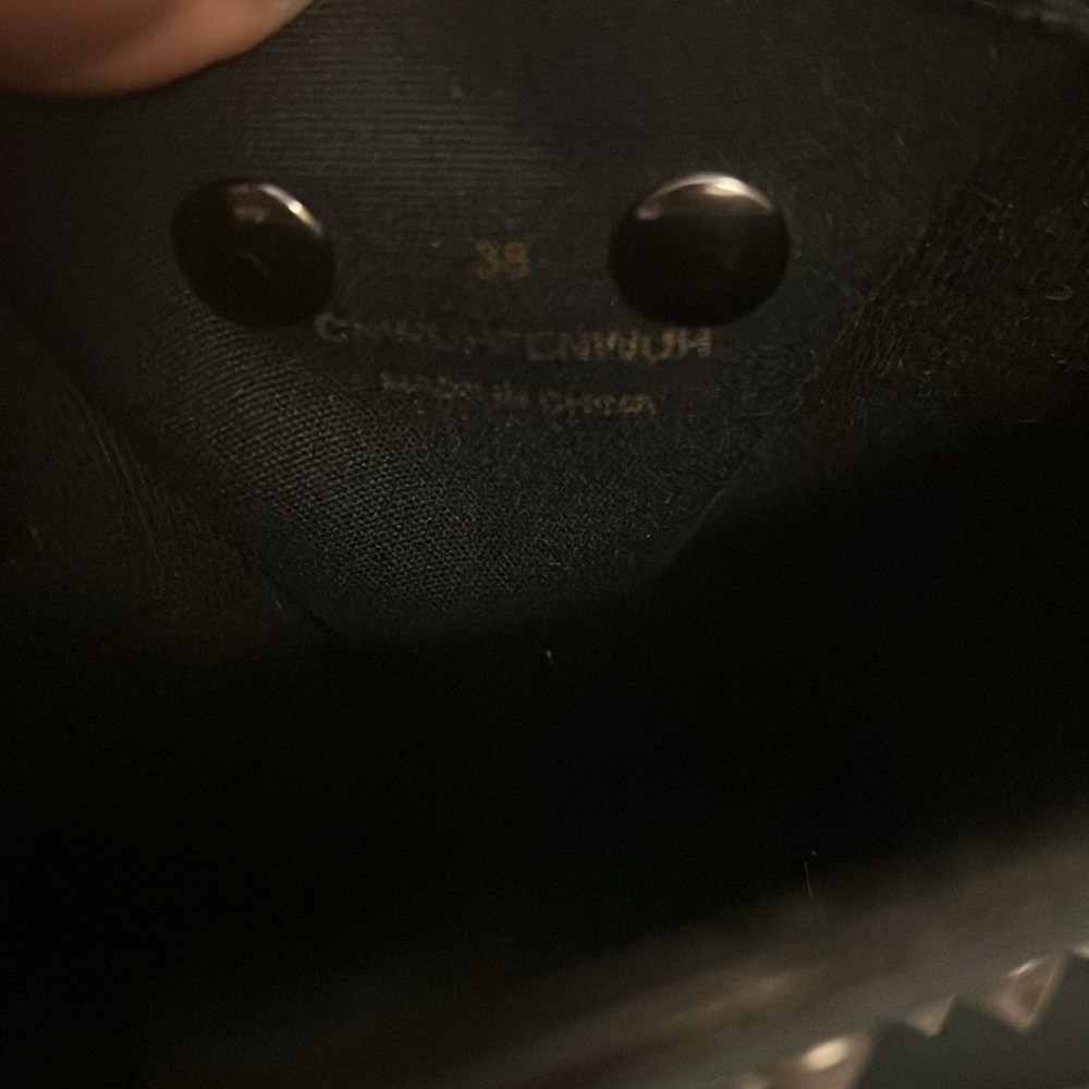 Burberry Holloway Studded Moto Rain Boots - size 38 - Picture 6 of 6